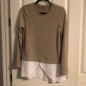 BCBG layered sweater
